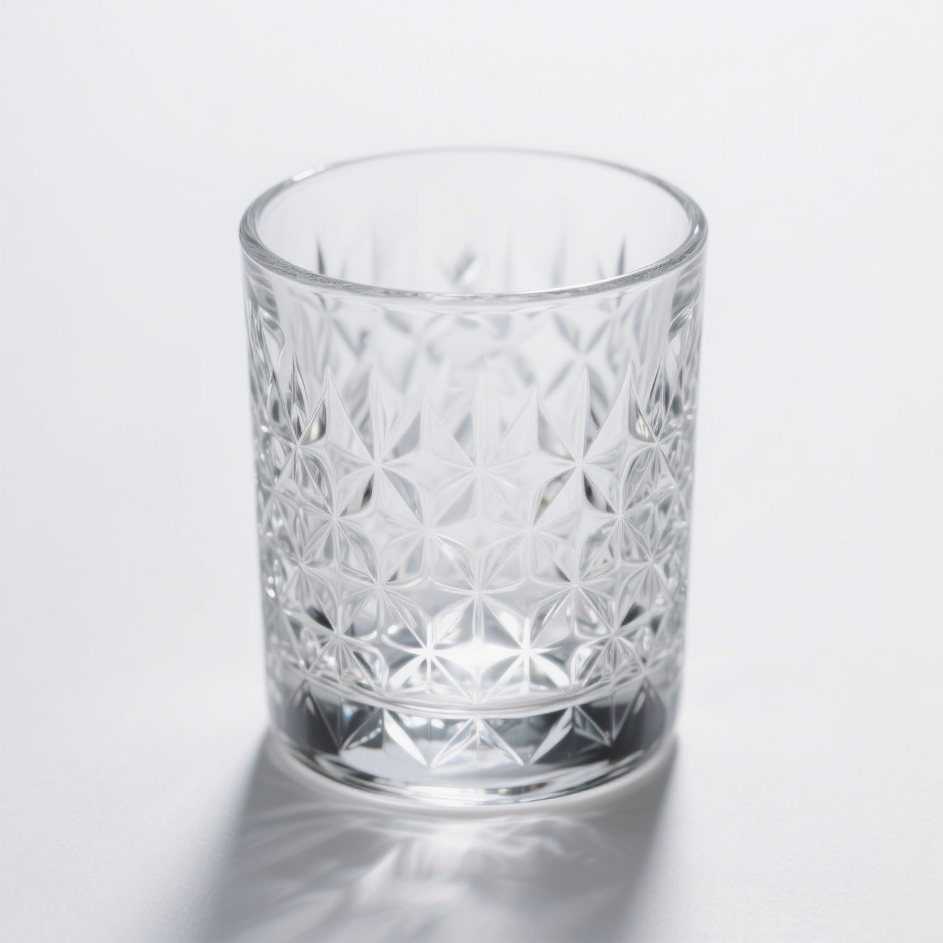 Průhledný glazovaný elegantní hrnek (6 kusů)