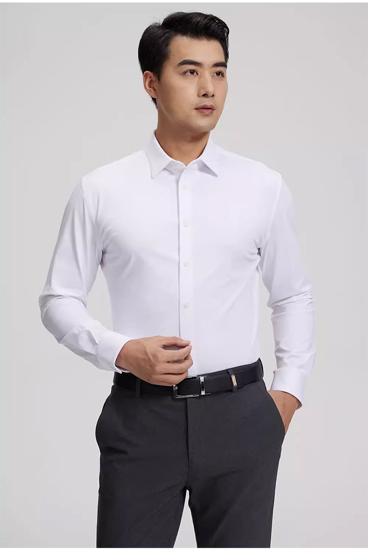 고급스러운 남성 셔츠 칼라 클로즈업