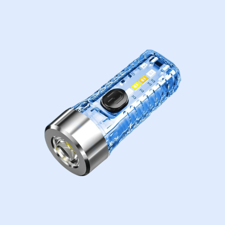 미니 강력 조명 키체인 손전등