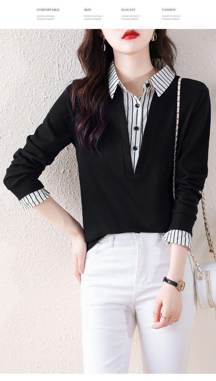 여성용 신상 니트 투피스 스타일 맨투맨