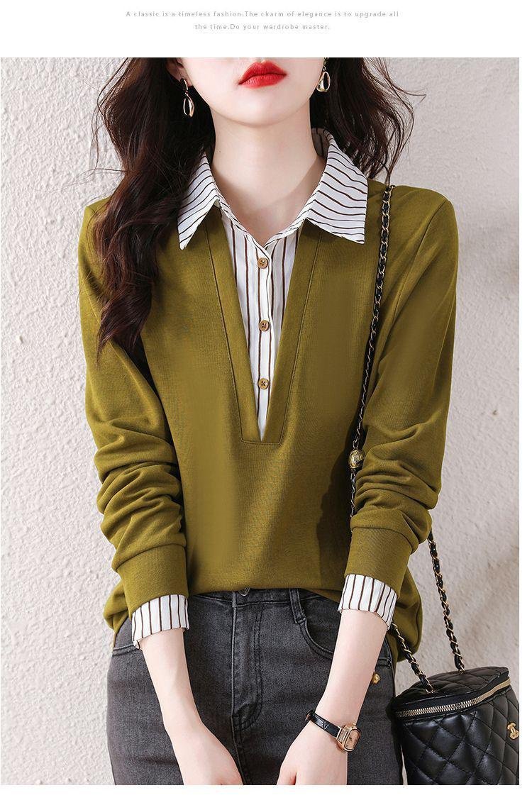 여자 긴팔 맨투맨 봄가을 패션