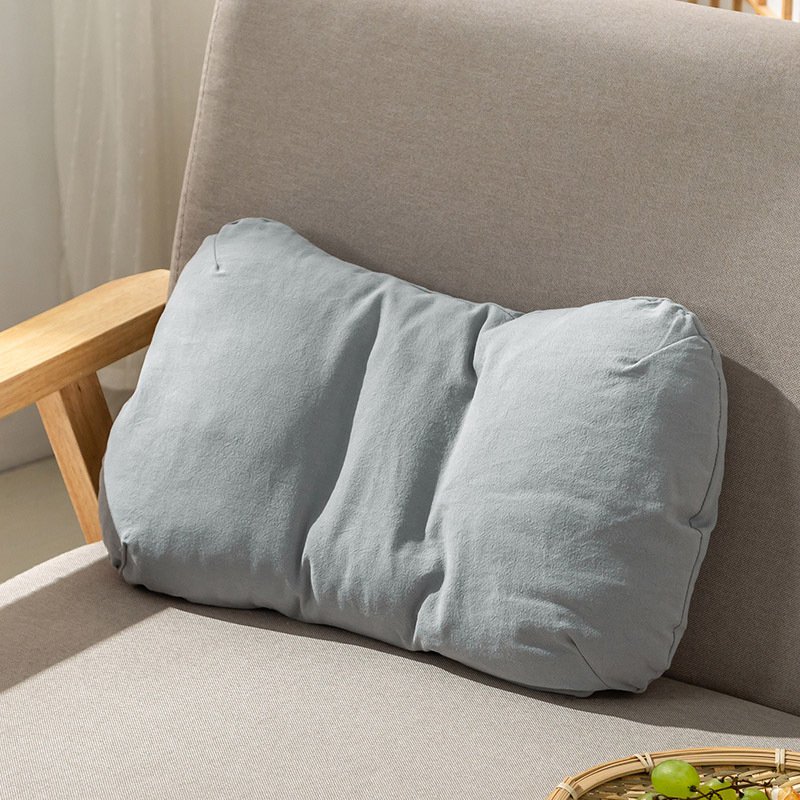 シンプルなウエストサポート、無地コットンラテックスウエストサポート、オフィスカーウエストサポート、子供用小型枕