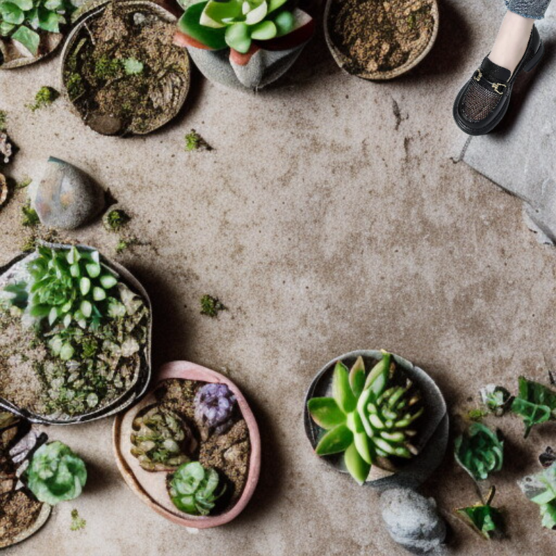 本革ローファー