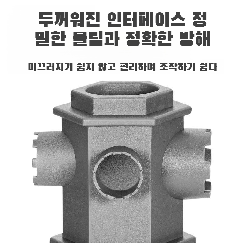 수도꼭지정비전용멀티렌치면대야수도꼭지설치탈착공구화장실노즐정비공구
