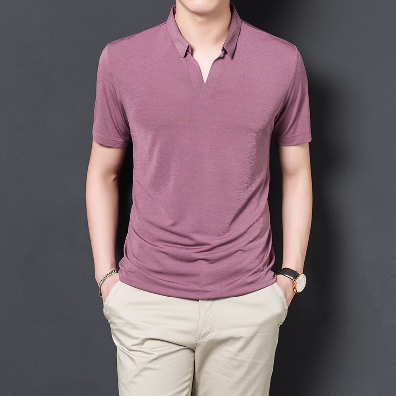 남성 실크 POLO 티셔츠