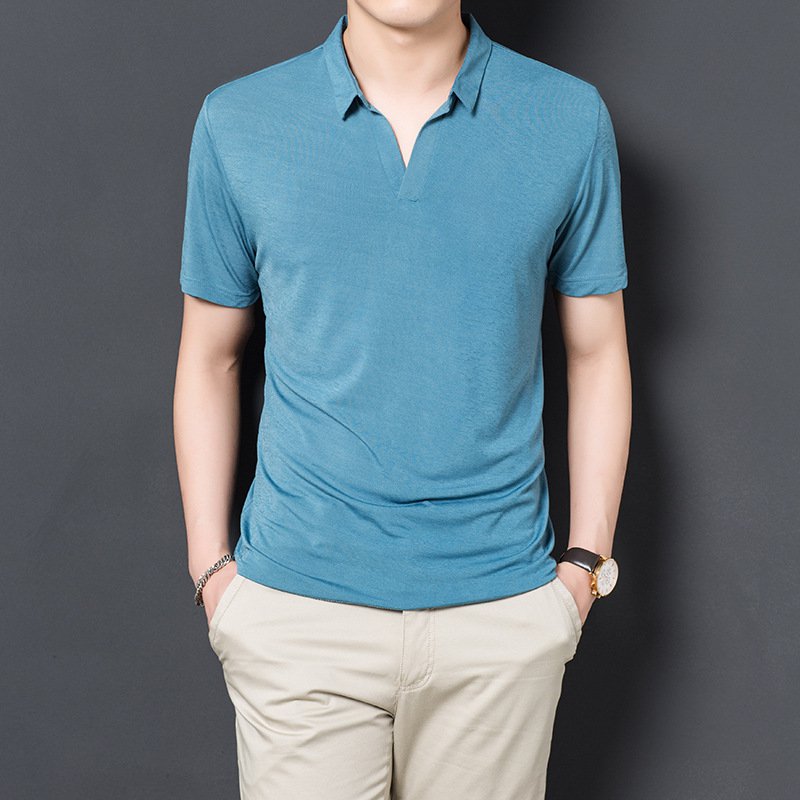 남성 실크 POLO 티셔츠