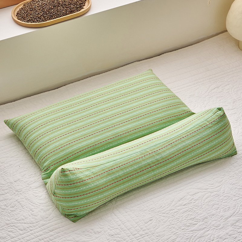 삼각 견인 메밀 베개 조합