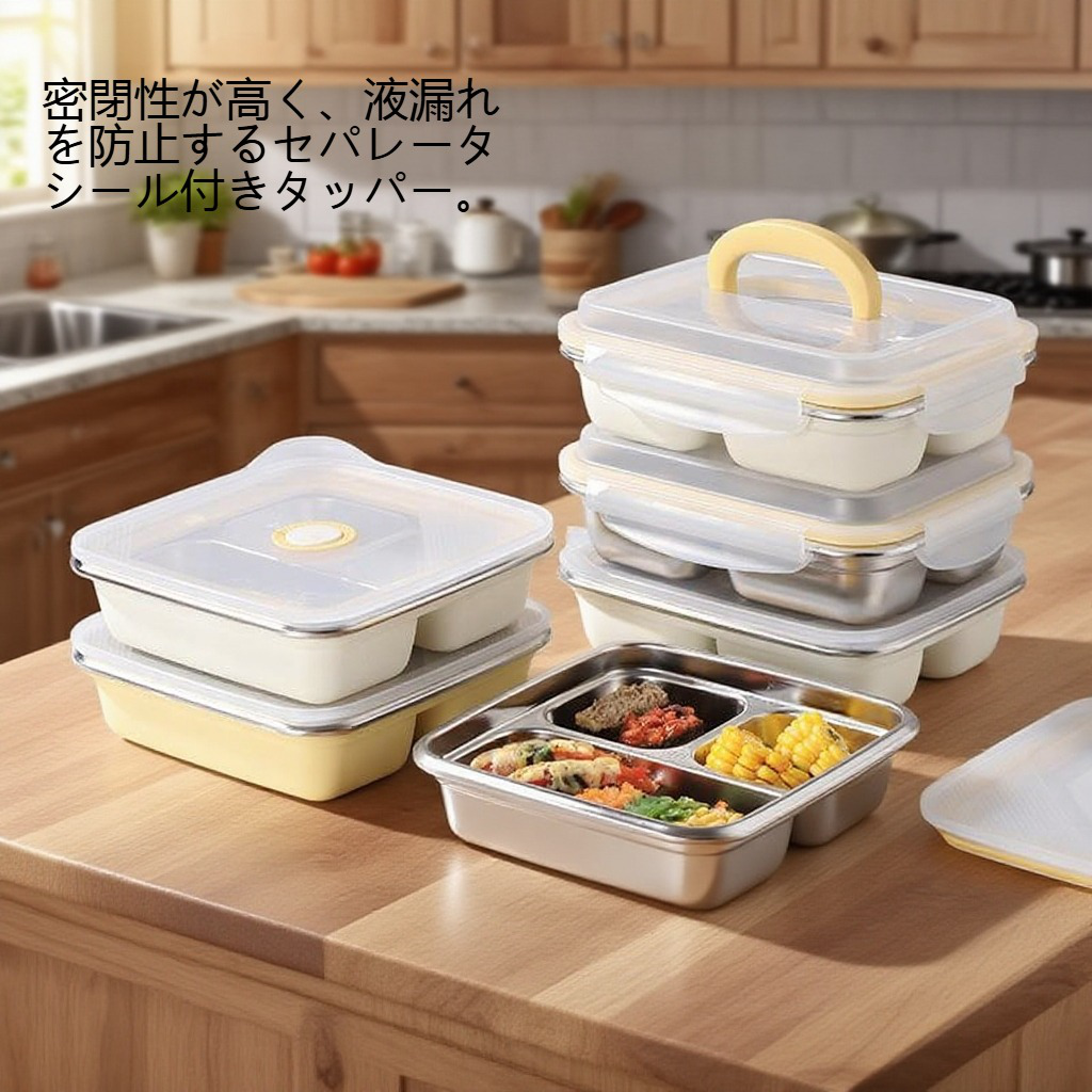 セパレータシール漏れ防止タッパー