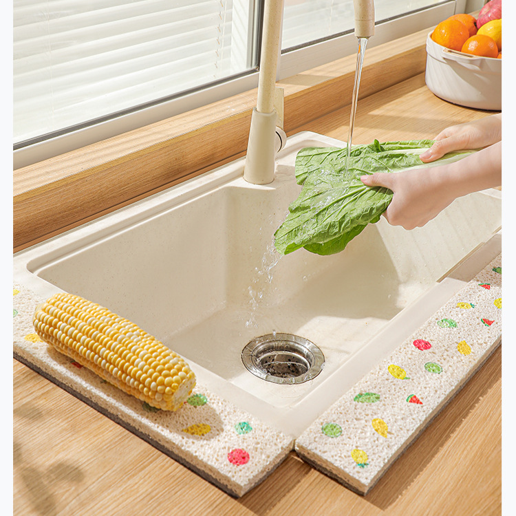 キッチン 吸水パッド 両面カット可能 木パルプ コットン クリーニング ワイプ シンク 水 クリーニング パッド フルーツ 吸水パッド