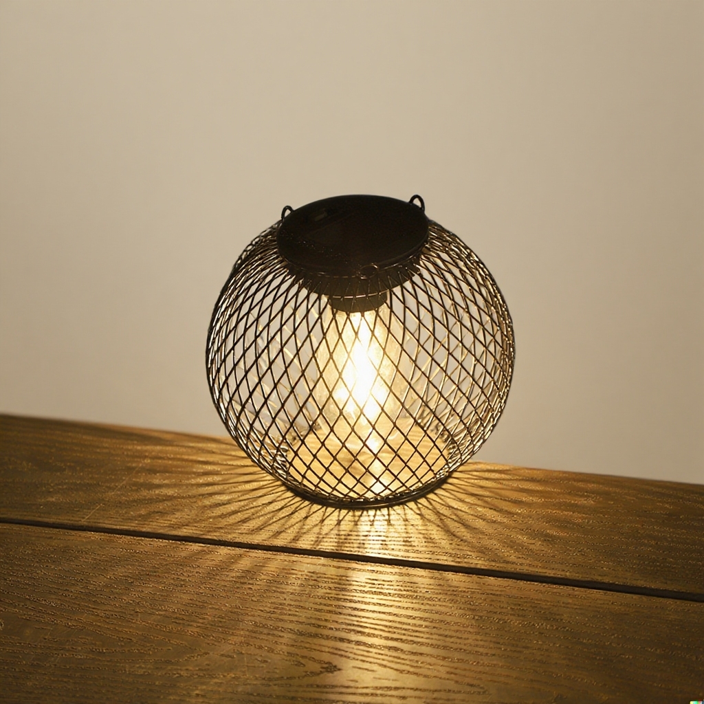 超明るいLED搭載の省エネソーラーランタン