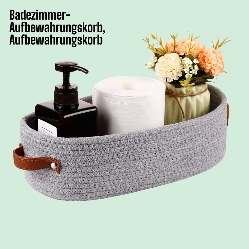 Badezimmer-Aufbewahrungskorb, Aufbewahrungskorb, Aufbewahrungskorb
