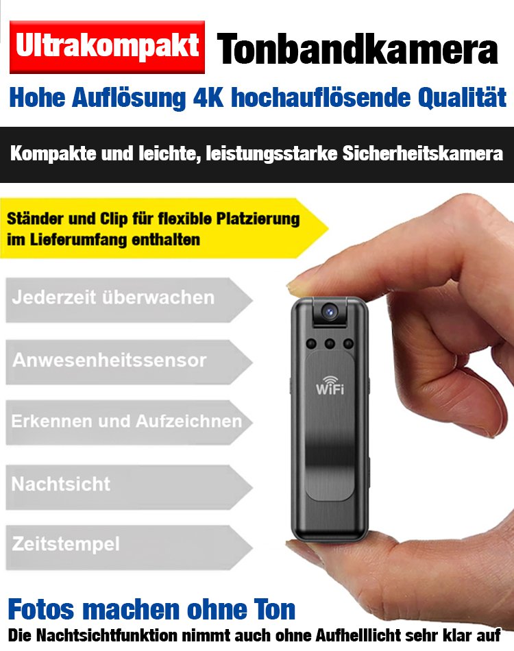 Mini-Infrarot-Nachtsichtkamera mit extrem langer Standby-Zeit
