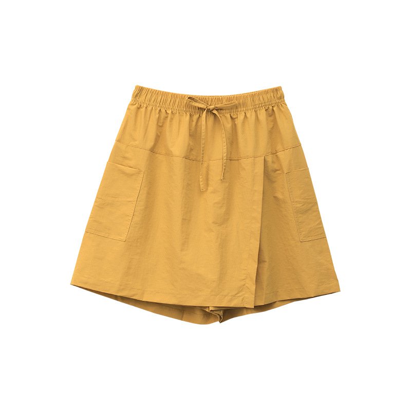 Damen Sommer Skort, High Waist, Outdoor Cargo Shorts, lässig und figurformend