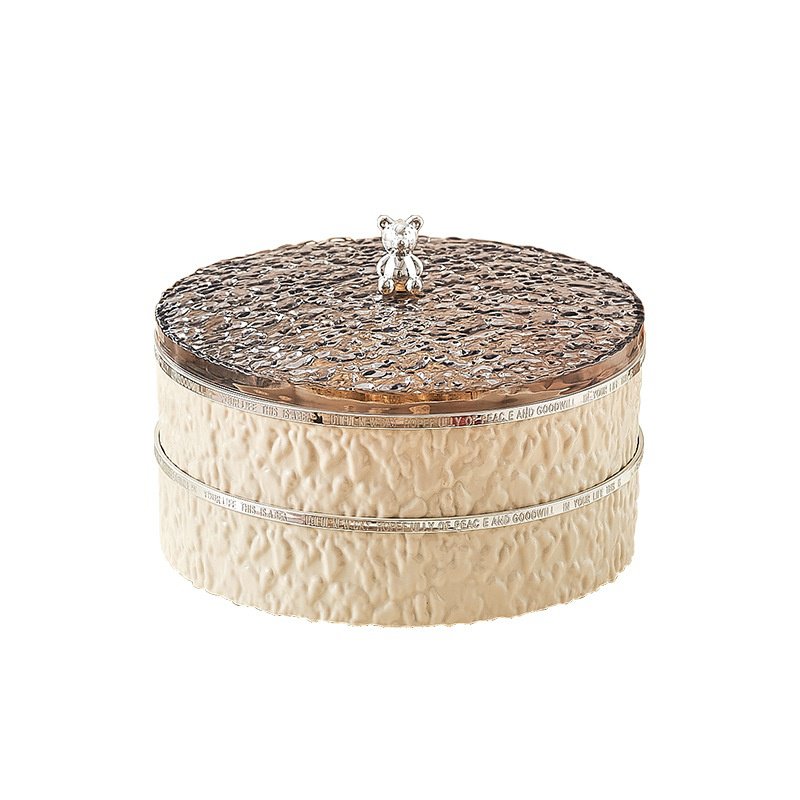 Plato de frutas de varias capas, mesa de centro de la sala de estar, caja de dulces, refrigerios, pl