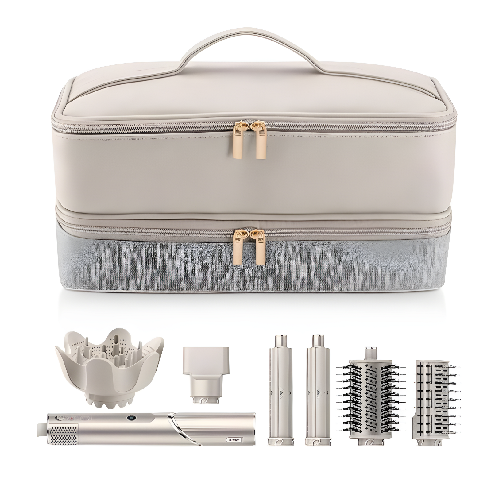 Doyosh Shark Flexスタイル キャリングケース ポータブルヘアドライヤー 二重層トラベルバッグ