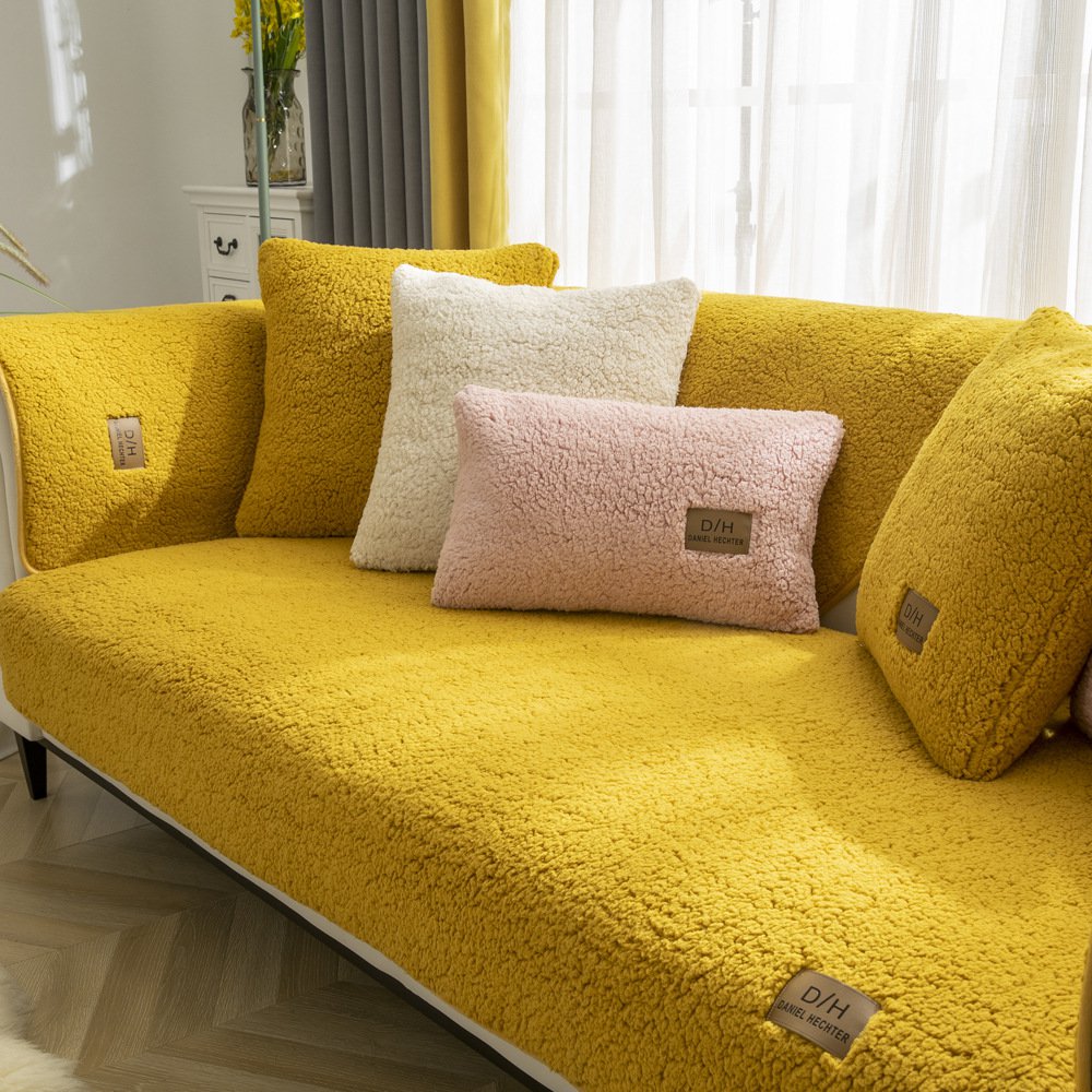 고급 미끄럼 방지 캐시미어 소파 커버