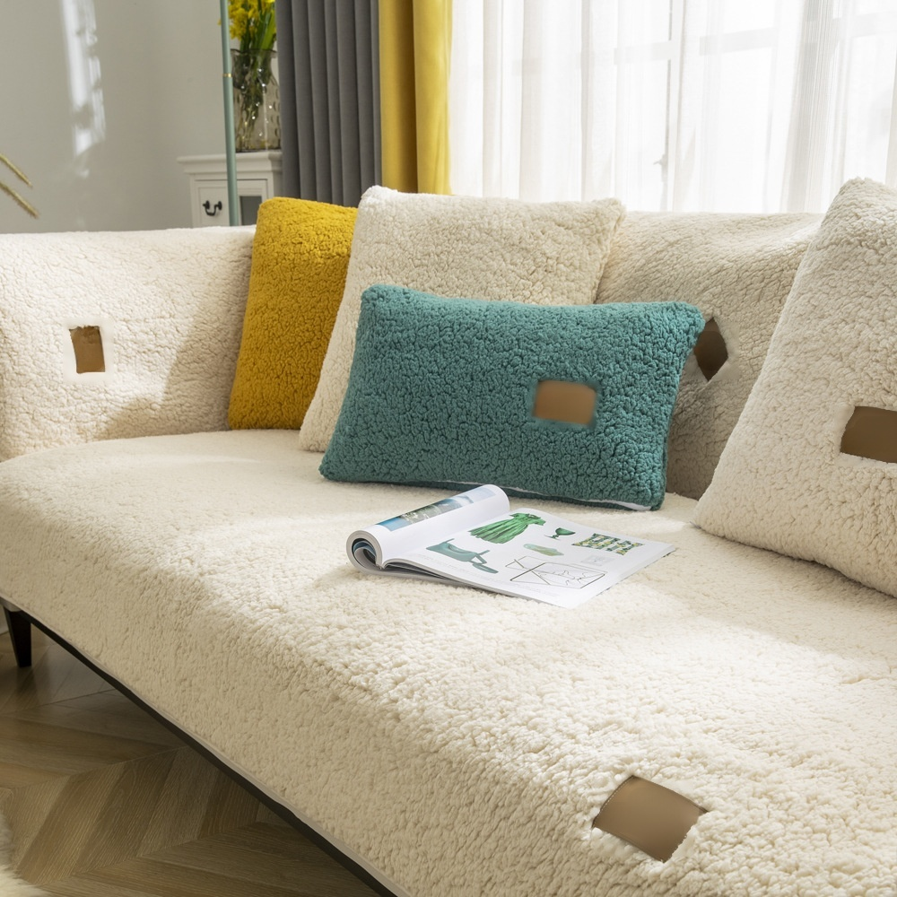 고급 미끄럼 방지 캐시미어 소파 커버