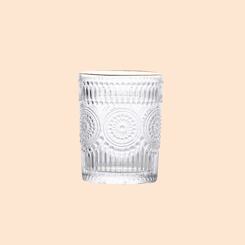 납 없는 유리 해바라기 컵