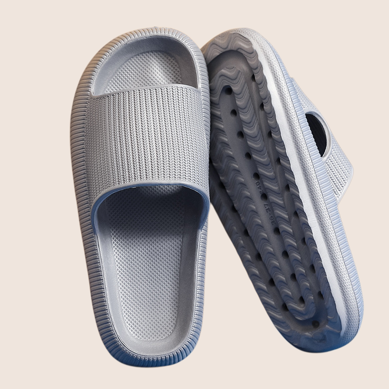 Comfortable summer slippers with thick soles for home use