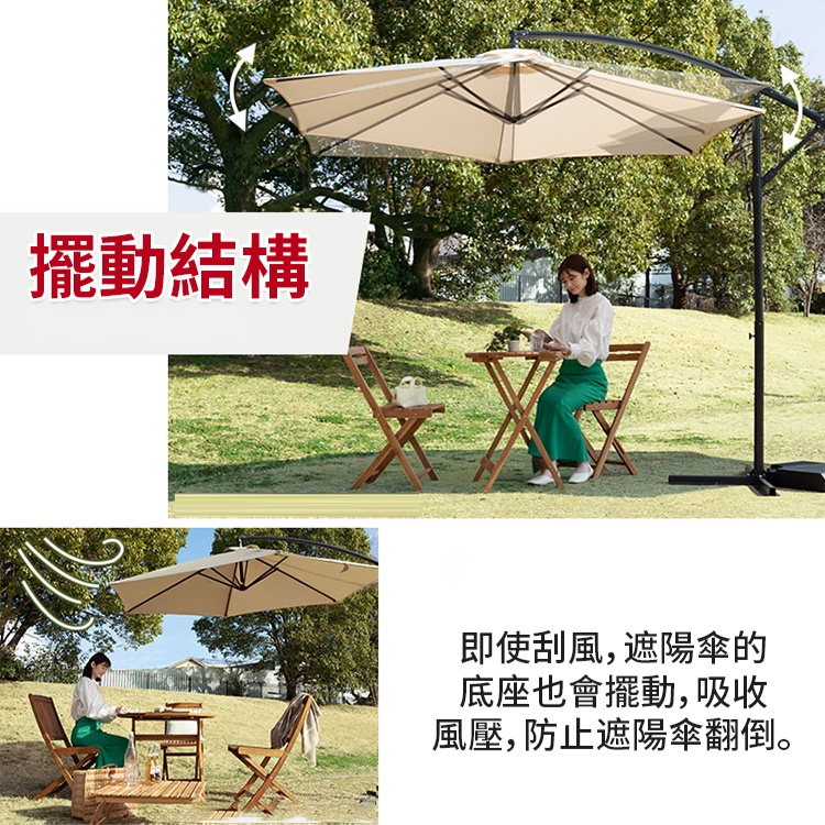 戶外庭院傘傘面聚酯遮陽傘傘布替換防曬防雨布花園中柱傘