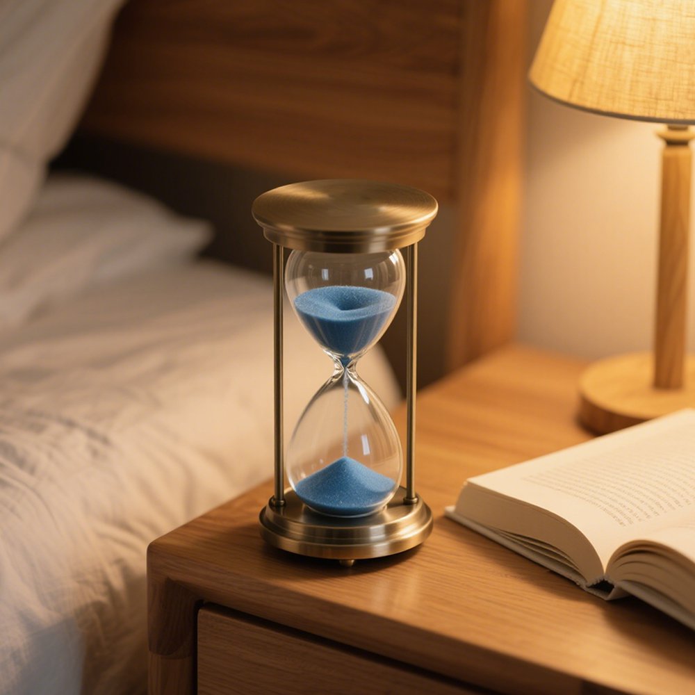 キッチンで使えるレトロ砂時計タイマーの利用例