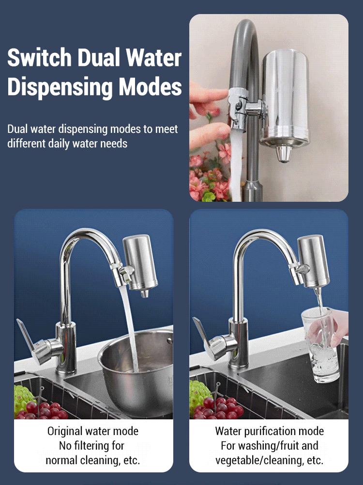 304 stainless steel faucet water purifier