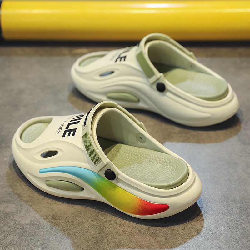 รองเท้าแตะชายหาดกันลื่นและกันกลิ่น ใส่ได้สองแบบ