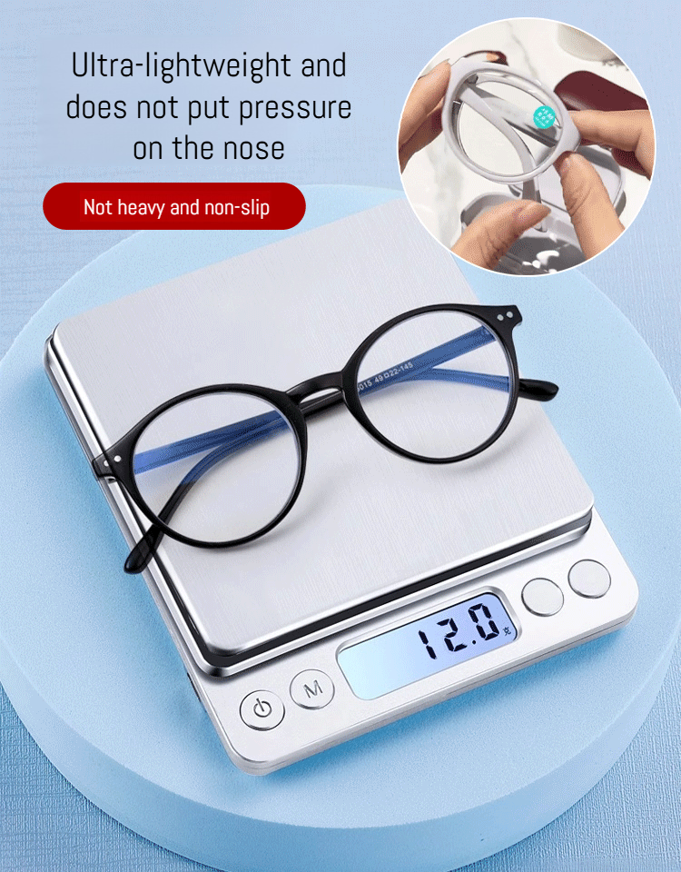 Foldable Smart Zoom Reading Glasses