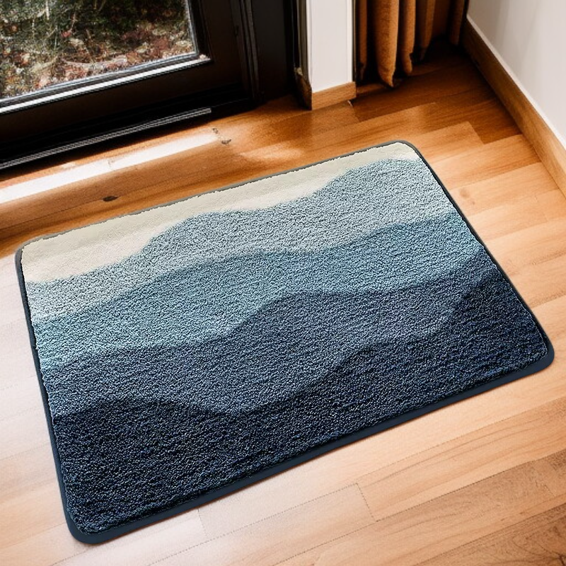 욕실 강한 흡수 미끄럼 방지 벨벳 속건 발 패드