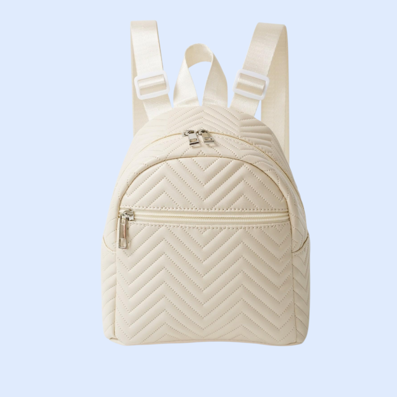 신상 여성 미니백 웨이브 자수 리본 장식 백팩