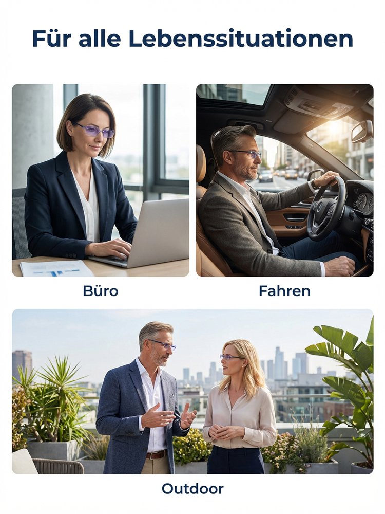 Intelligente Zoom-Komfort-Lesebrille