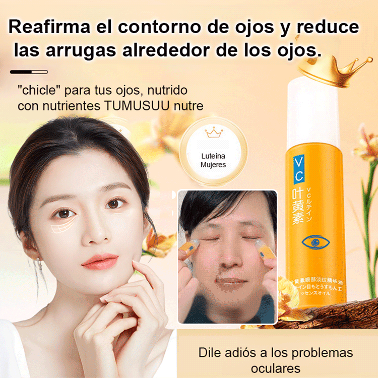 Aceite esencial para ojos antiarrugas y suavizante de líneas.