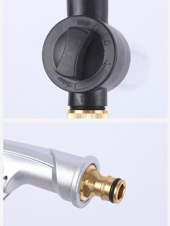 Vysokotlaká vodní pistole s tryskou z čisté mědi na mytí aut