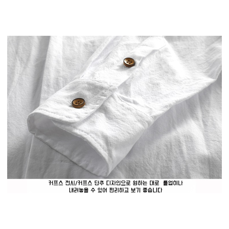 남자 캐주얼 린넨 셔츠 차이나 가을 겨울 셔츠