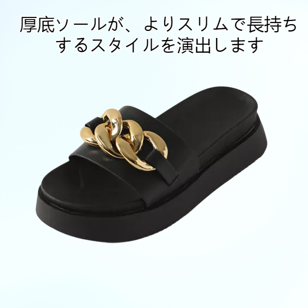 新しいスタイルの万能な厚底ファッショナブルなビーチカジュアルシューズレディースサンダル