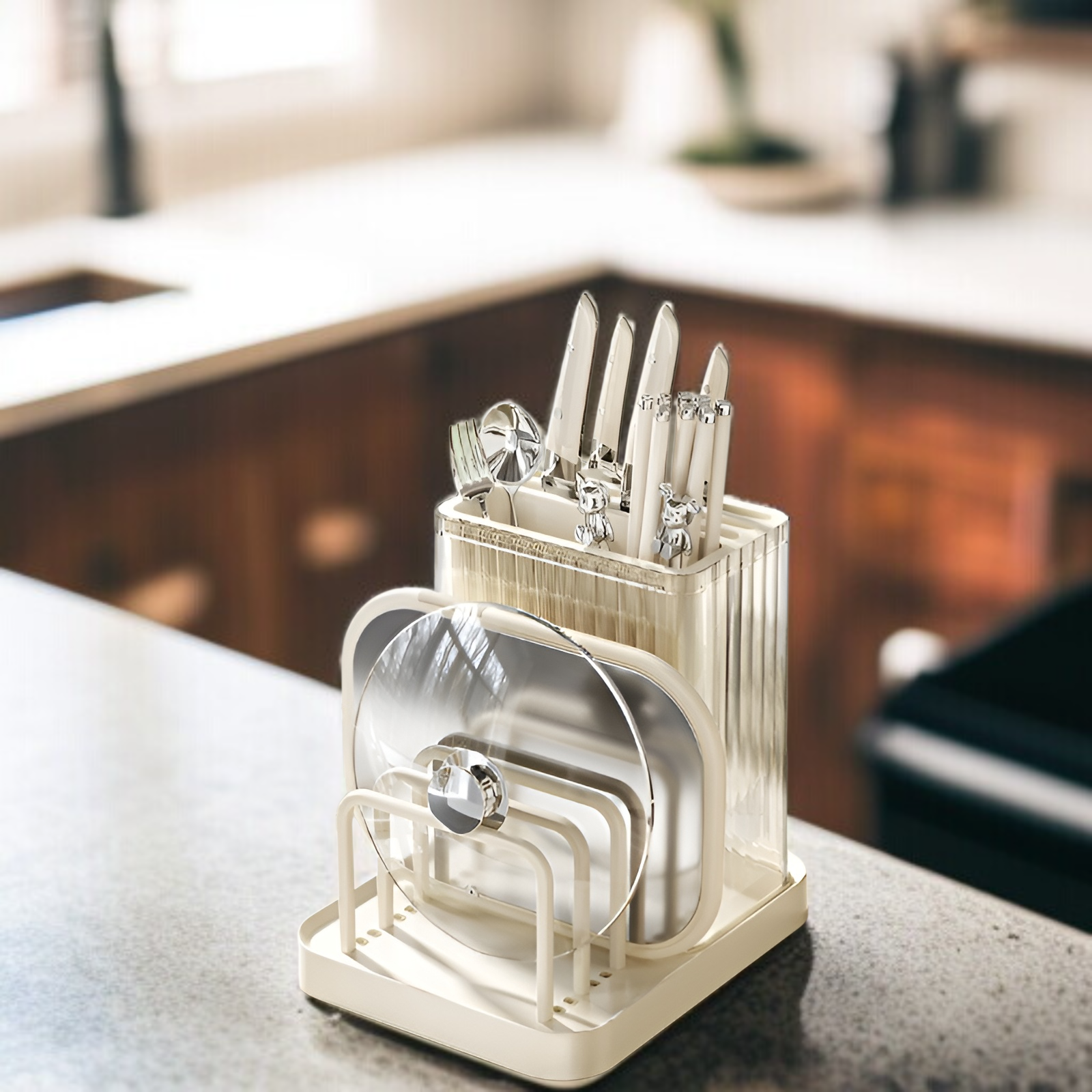 Soporte multifuncional para cuchillos de cocina