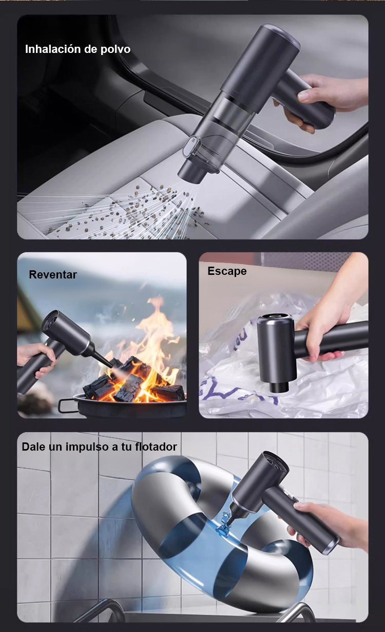 Aspiradora automática 4 en 1 con sensores inteligentes