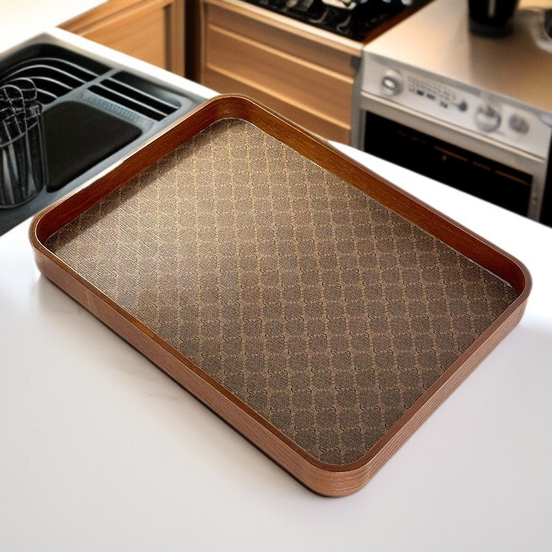 صندوق تخزين مفاتيح خشبي بنمط بيجونيا