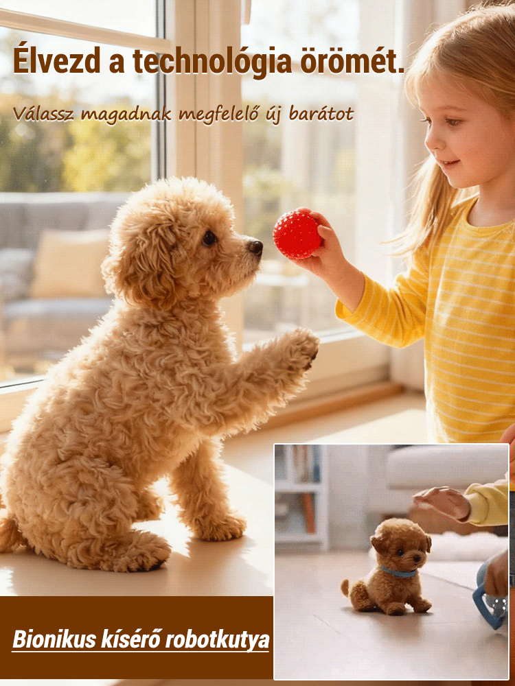 Bionikus intelligens mesterséges intelligencia társ háziállatoknak: Nincs gond a kutyagondozással! 