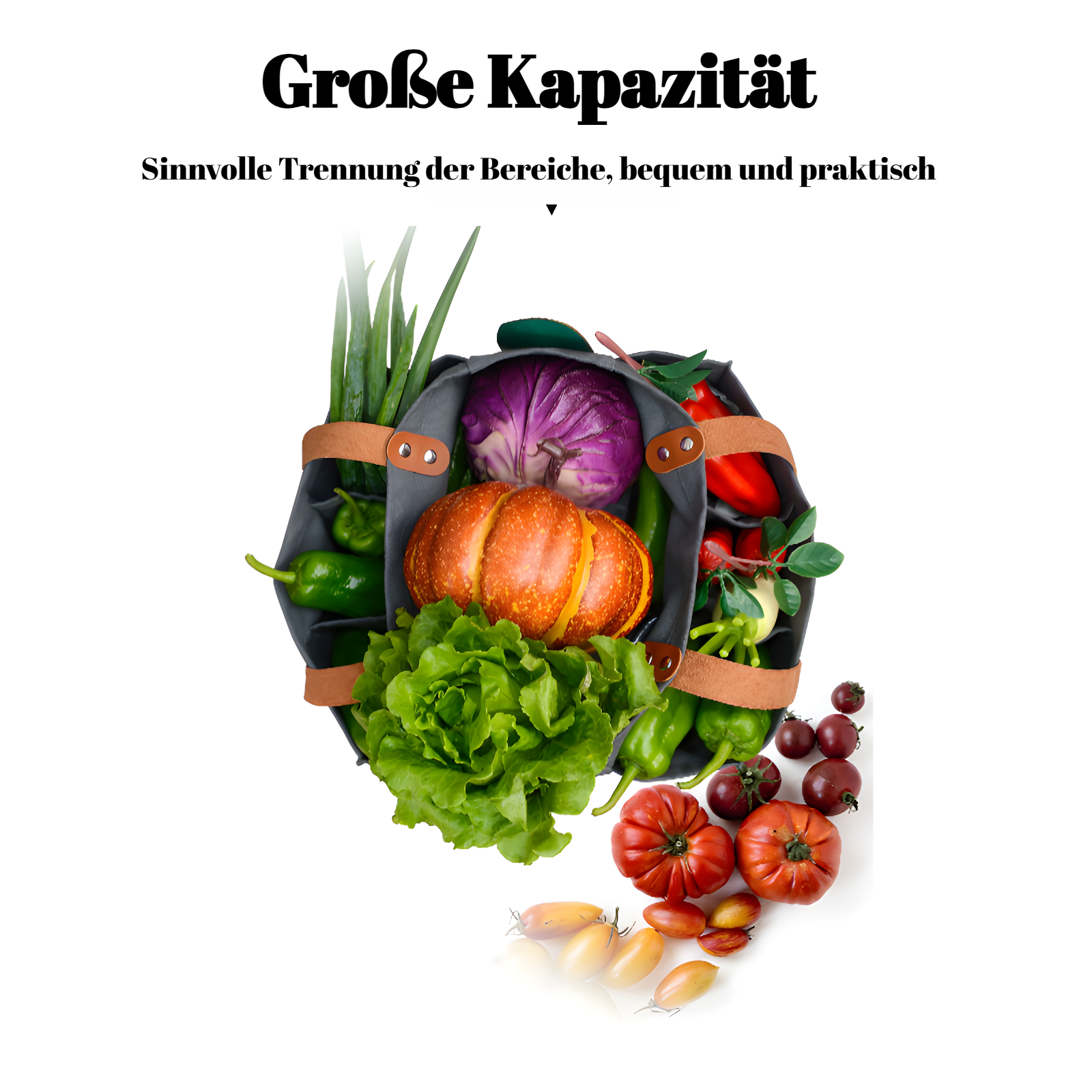 Umweltfreundliche Einkaufstasche große Kapazität Supermarkt Canvas Einkaufstasche multifunktionale A