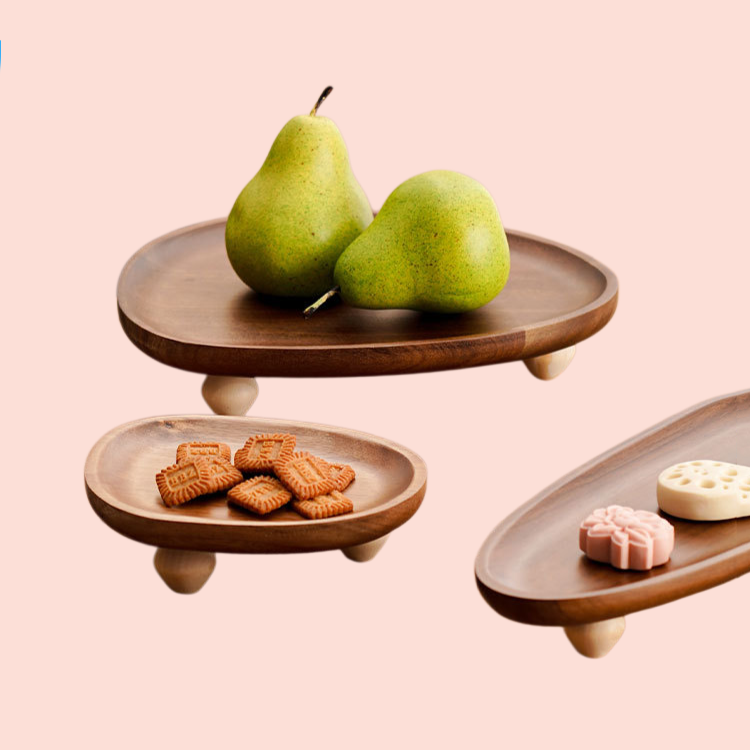 Irregular snack storage tray