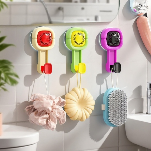 浴室香薰吸盤掛鉤簡易安裝步驟