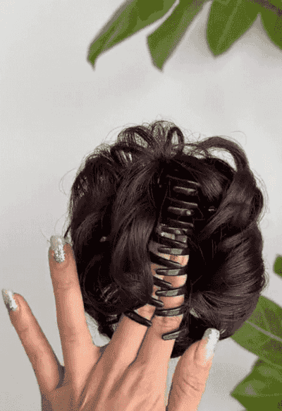 【一抓增發】發抓夾式蓬鬆丸子頭