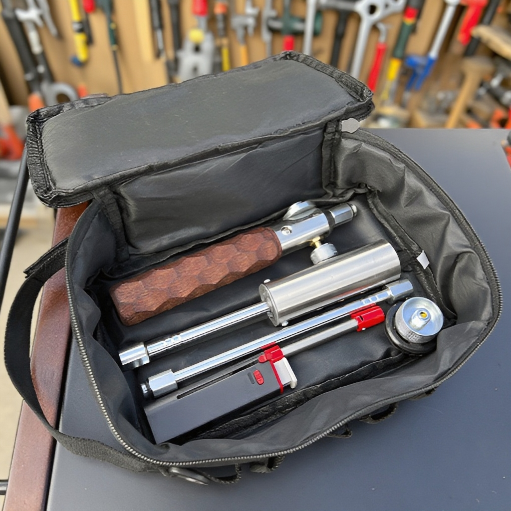 車内でティッシュ掛け袋を利用している写真