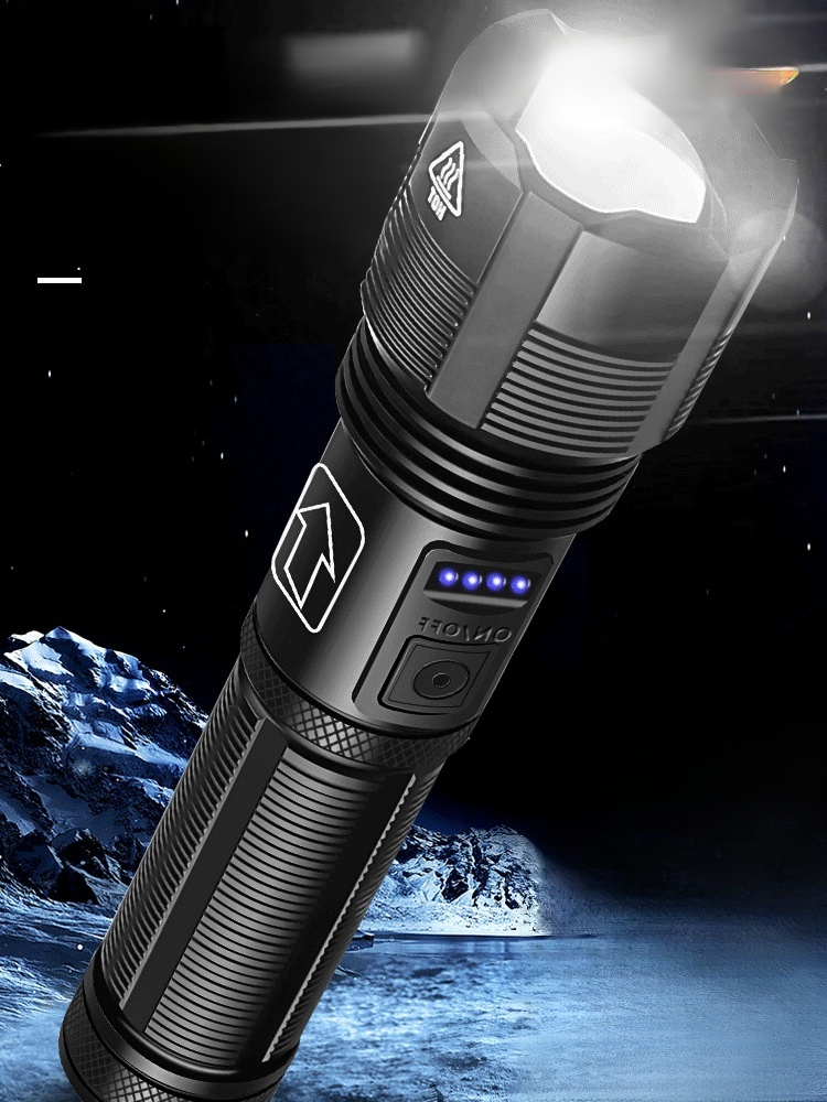 Leistungsstarke Taschenlampe mit Zoom