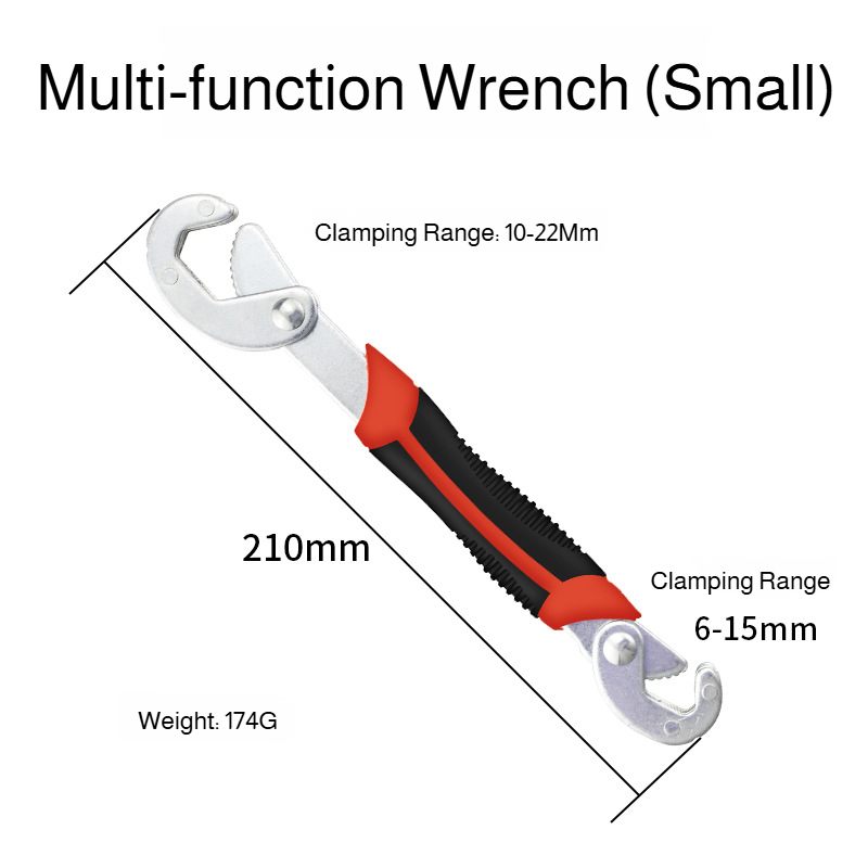 Multifunctional wrench pipe clamp movable plate bathroom movable wrench hardware tools