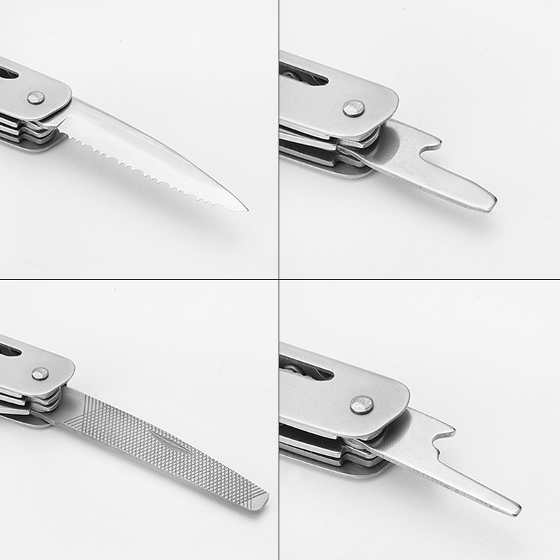 Camping small screw folding pliers repair tools portable needle-nosed pliers multi-function pliers