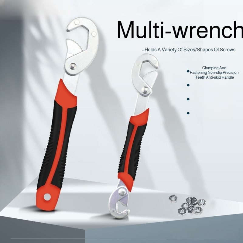 Multifunctional wrench pipe clamp movable plate bathroom movable wrench hardware tools