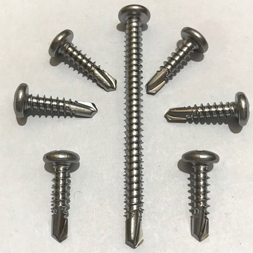 410 stainless steel self drilling screws round head pan head dovetail screws