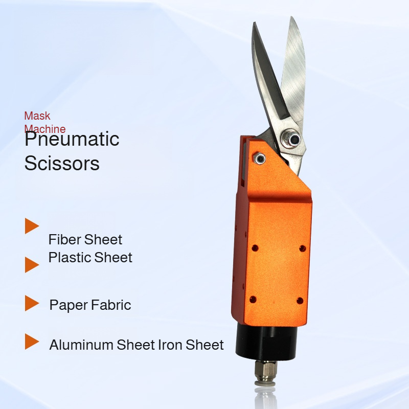 Mask machine square lengthened blade cotton thread cotton cloth scissors pneumatic scissors